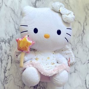 NWT TY Hello Kitty Fairy Angel with Star Wand